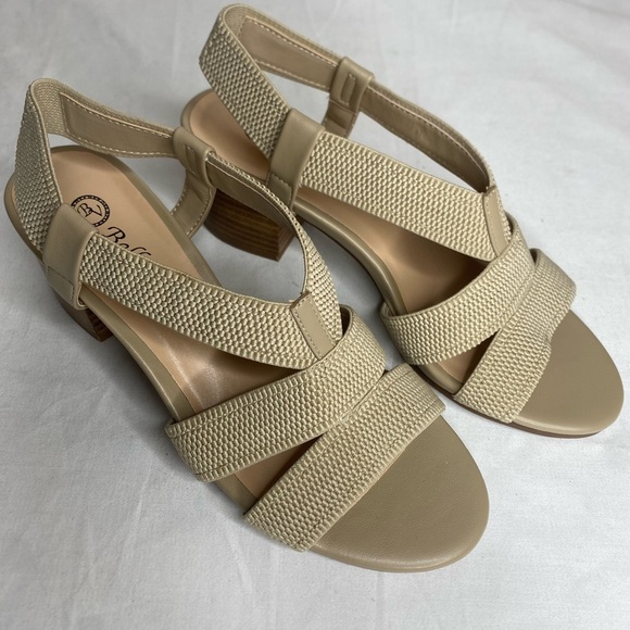 Bella Vita Women Jodi Stretch Natural block heel sandal New Sizes 7.5N & 9M - Picture 6 of 11